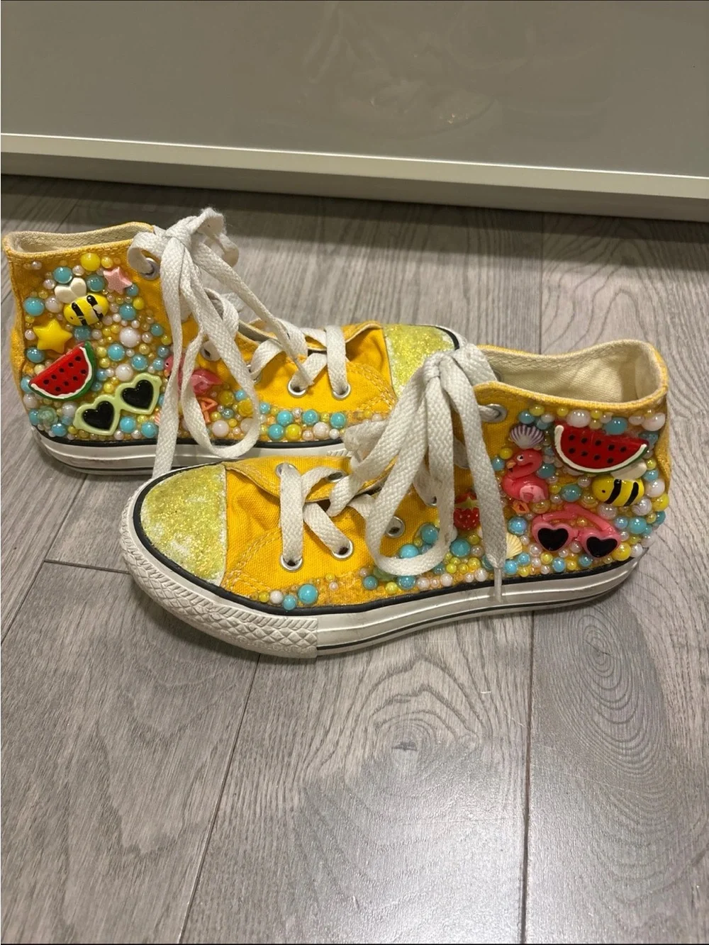 Converse bright yellow